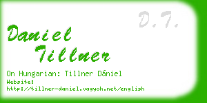 daniel tillner business card